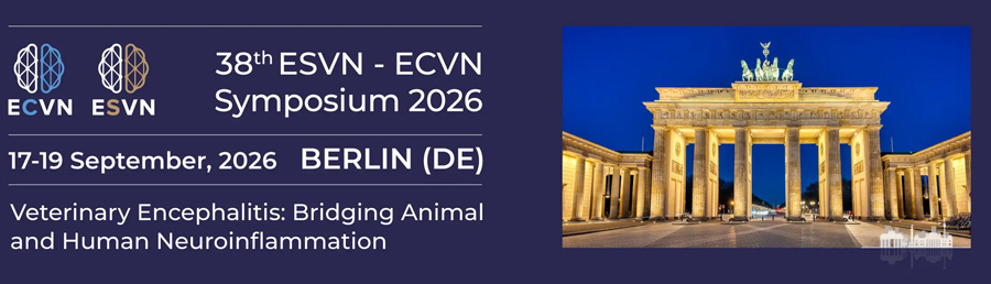 Im Namen des European College of Veterinary Neurology ist es uns eine große Freude, Sie zu Ihrem 38. ESVN-ECVN-Jahressymposium vom 17. bis 19. September 2026 in München, einzuladen.